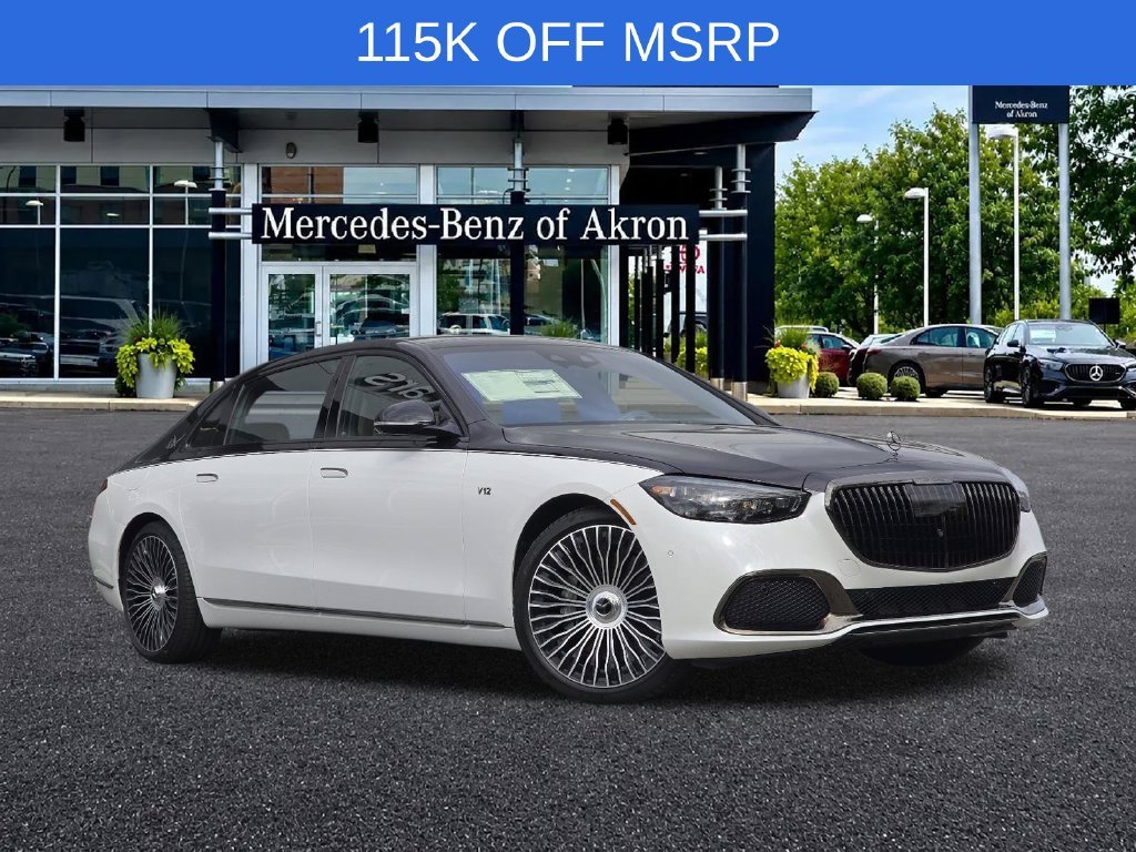 New 2025 MANUFAKTUR Moonlight White Metallic Mercedes-Benz Maybach S 680 image 1