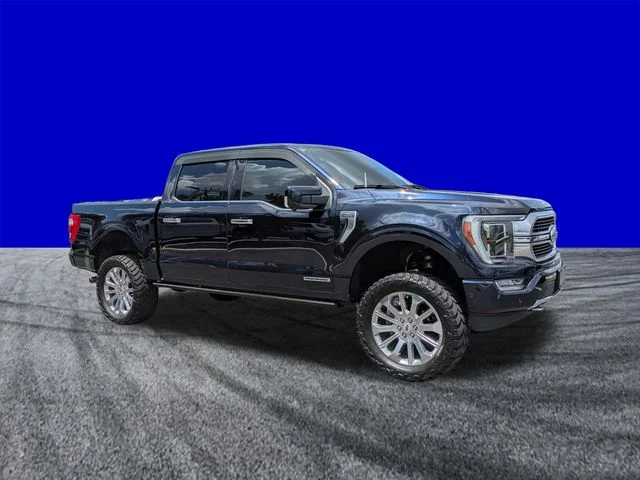 Used 2021 Blue Metallic Ford Limited image 2