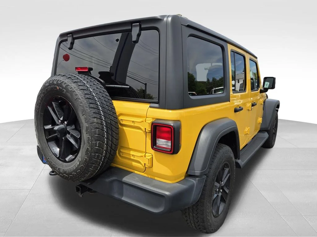 Certified Used 2021 Baja Yellow Clearcoat Jeep Unlimited Sport Altitude image 4