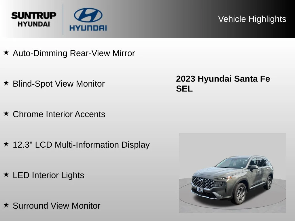Used 2023 Hampton Gray Hyundai SEL image 30