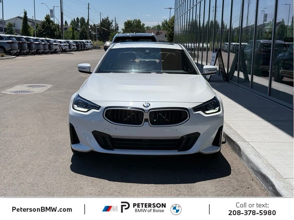 Certified Used 2025 Mineral White Metallic BMW 230i xDrive image 8