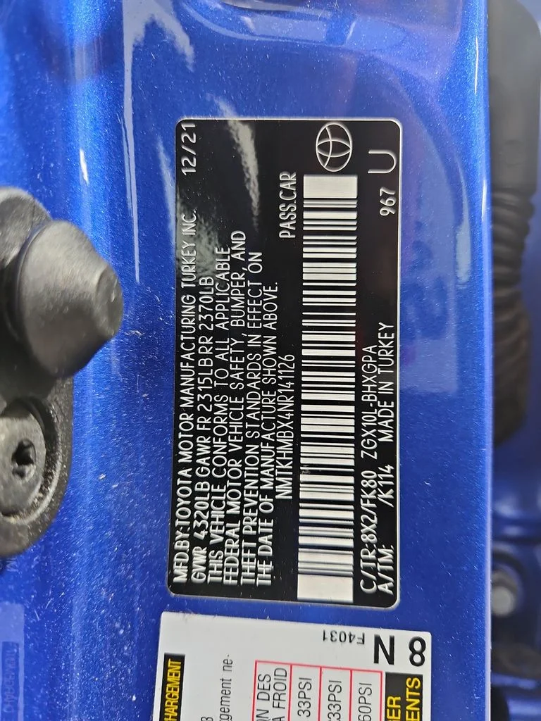 Used 2022 Blue Toyota XLE image 30