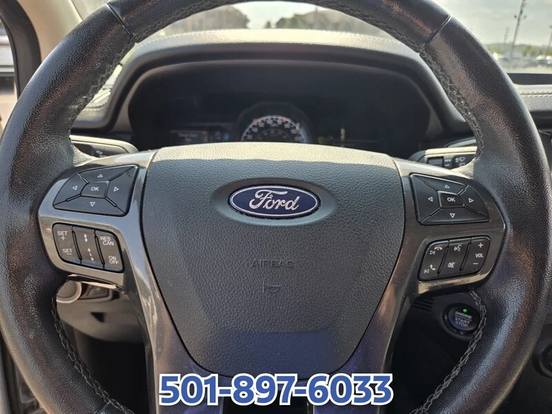 Used 2020 White Platinum Clearcoat Metal FORD LARIAT 2WD SUPERCREW 5