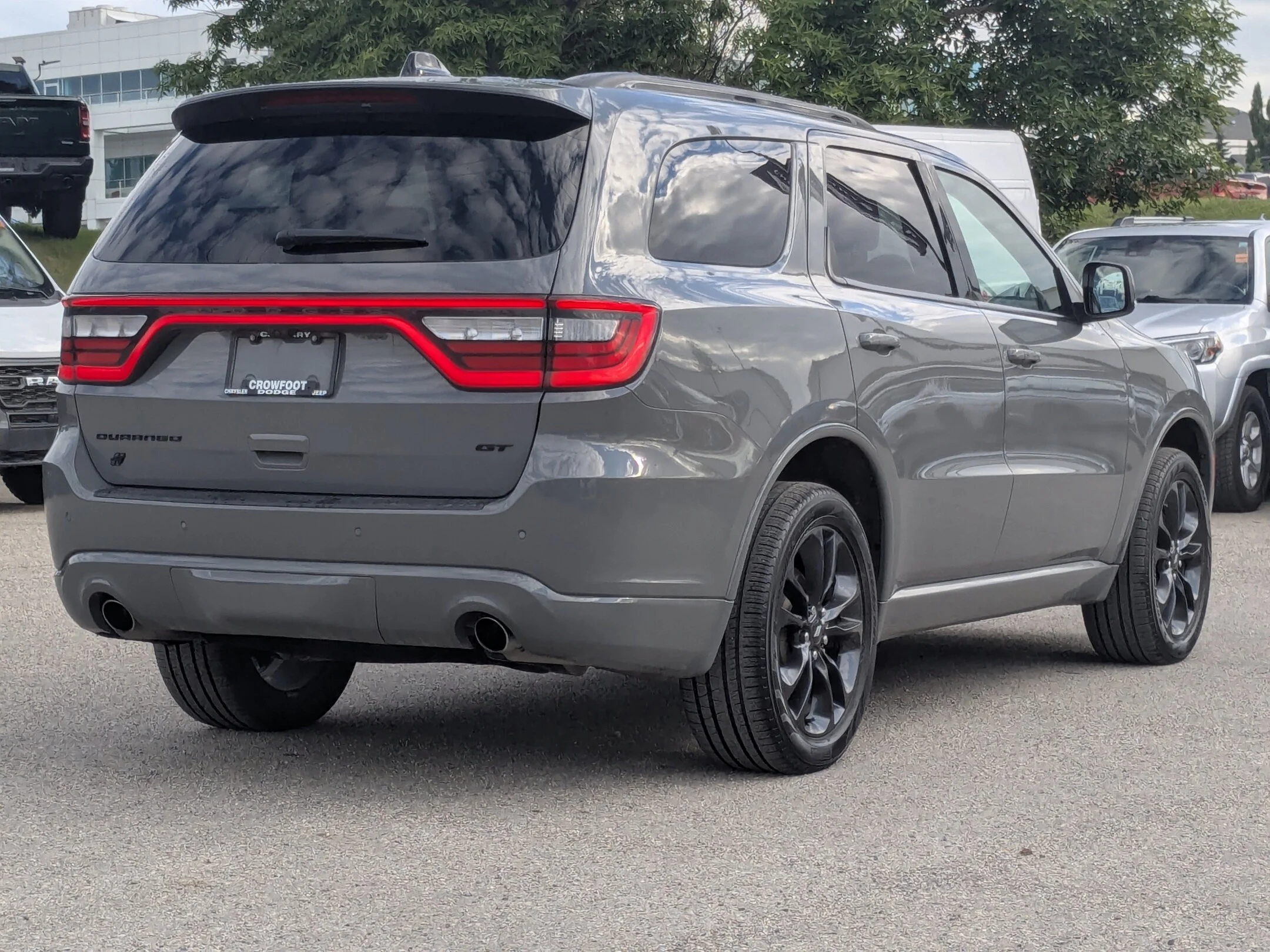 Certified Used 2023 Grey Dodge GT Plus - - AWD - Blacktop Pkg - Park Assist - 10.1 Touchscreen - Captain Chairs & More! image 8