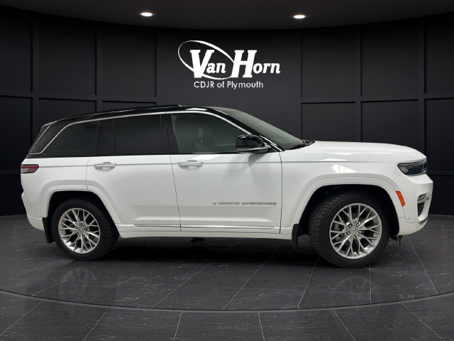Used 2024 Bright White Clearcoat Jeep Summit image 8