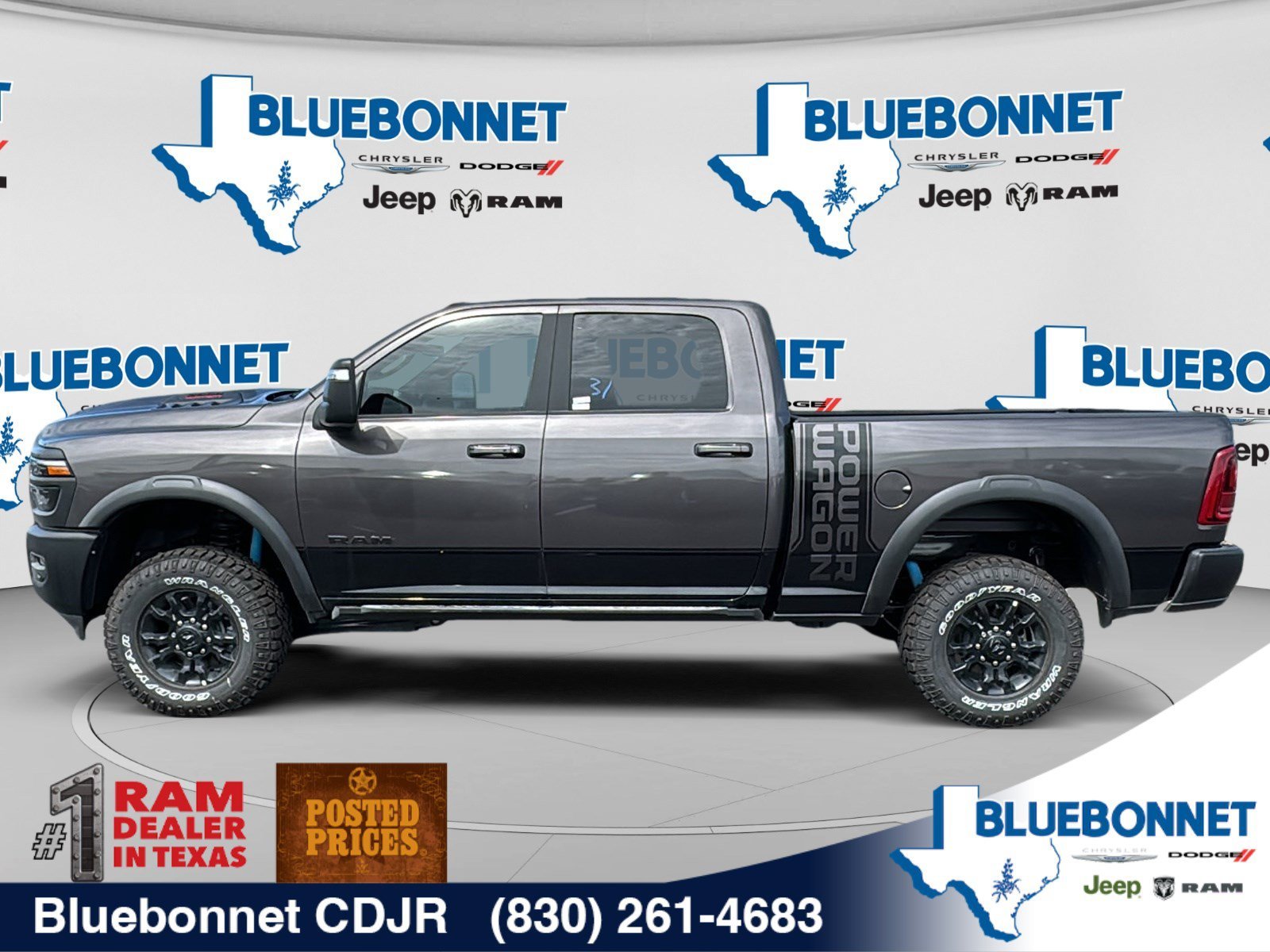 New 2026 Granite Crystal Metallic Clear-Coat Exterior Paint RAM Power Wagon image 7