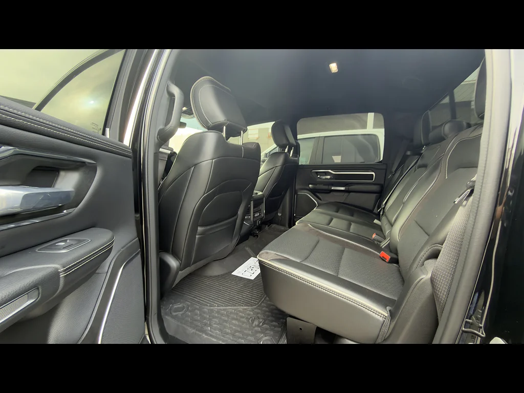Used 2024 Diamond Black Crystal Pearl Coat Ram Laramie image 7