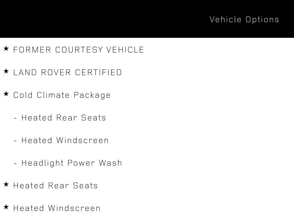 Certified Used 2025 Black Land Rover SE image 10