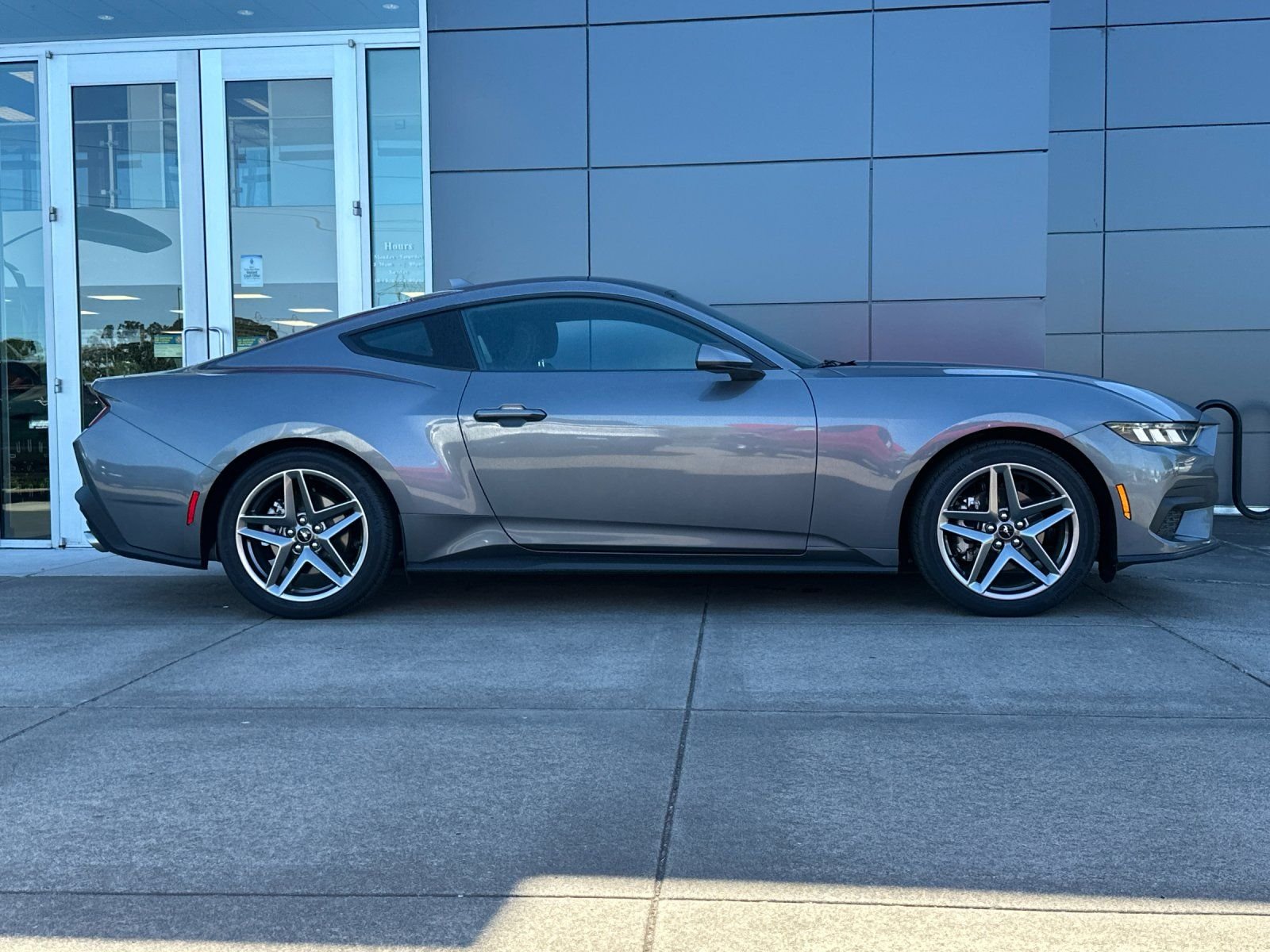 Used 2024 Gray Metallic Ford EcoBoost image 2