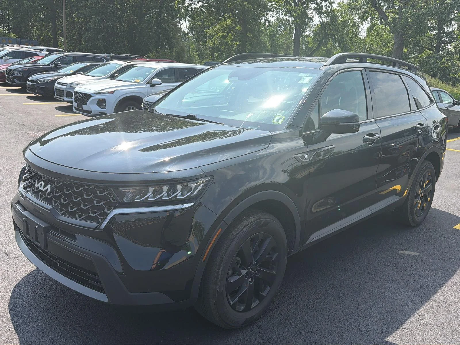 Used 2022 Ebony Black Kia X-Line S image 3