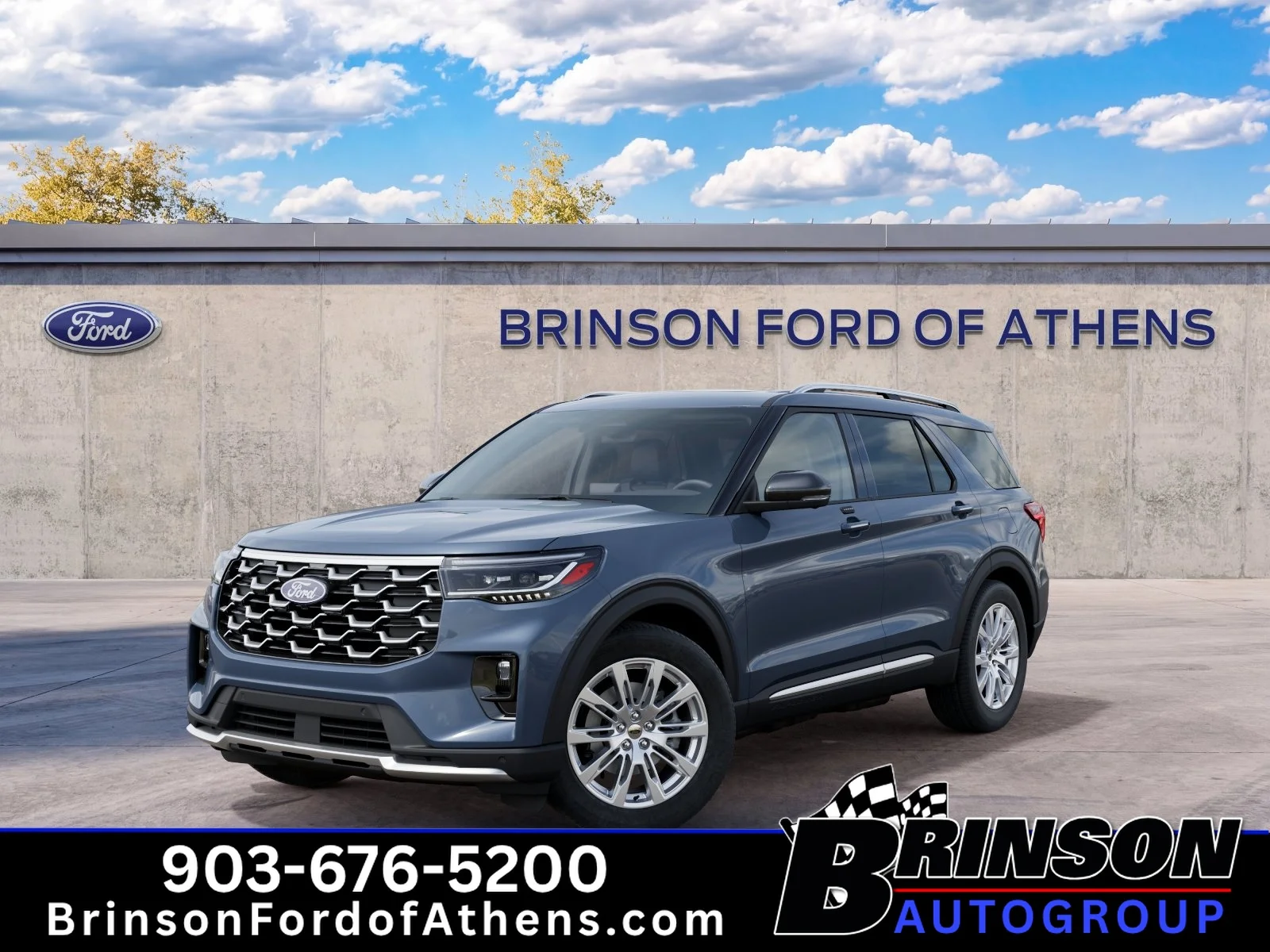 New 2027 Vapor Blue Metallic Ford Platinum™ image 2