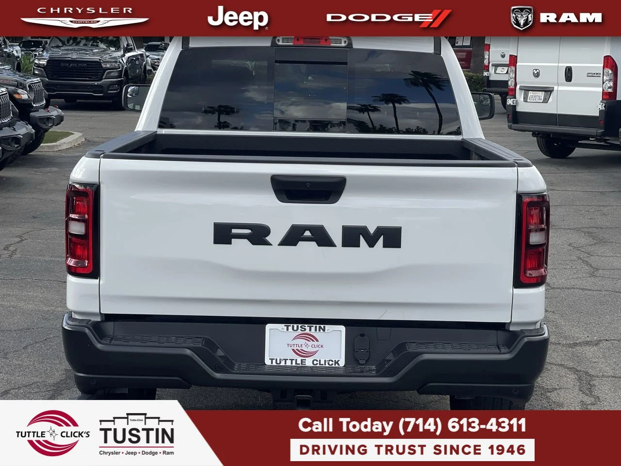 New 2027 Bright White Clear-Coat Exterior Paint RAM Tradesman image 11