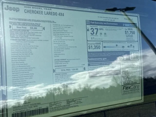 New 2026 Bright White Clearcoat Jeep Laredo image 30