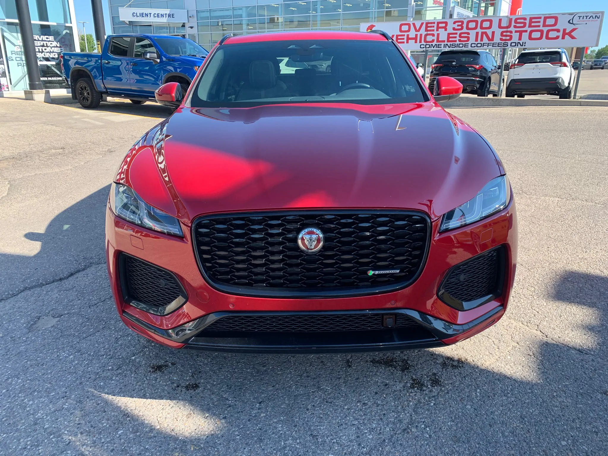 Certified Used 2023 Firenze Red Metallic Jaguar P250 R-Dynamic S AWD*Adaptive Cruise | Nav | Htd Leather | Pano Roof | Htd Wheel | Meridian Sound image 3