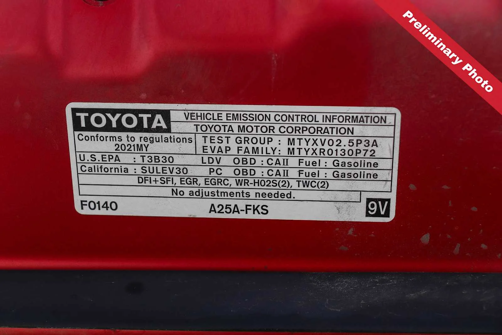 Used 2021 Supersonic Red Toyota SE image 21