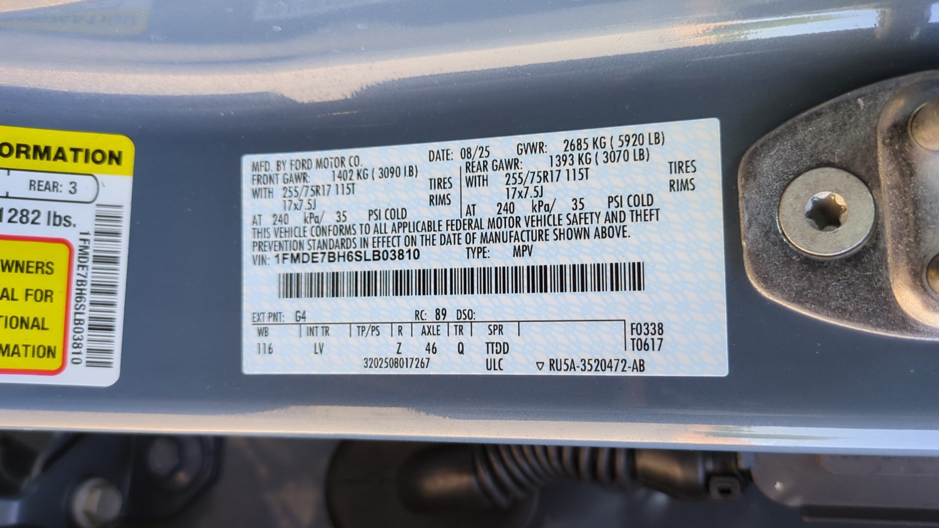 Used 2025 Azure Gray Metallic Ford Big Bend image 27