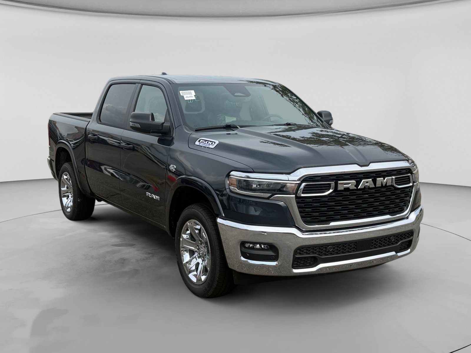 New 2026 Forged Blue Metallic Exterior Paint RAM Big Horn 4x4 Crew Cab 5