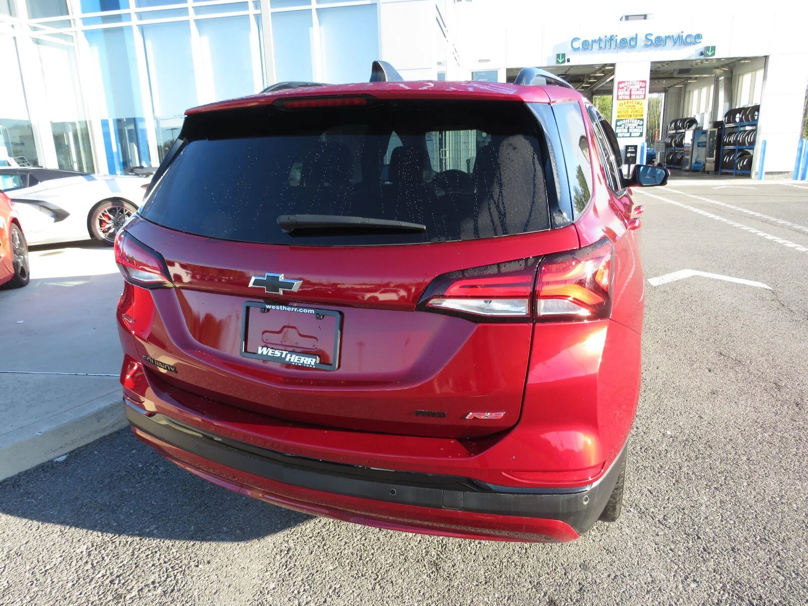 Used 2024 Radiant Red Tintcoat Chevrolet RS image 8