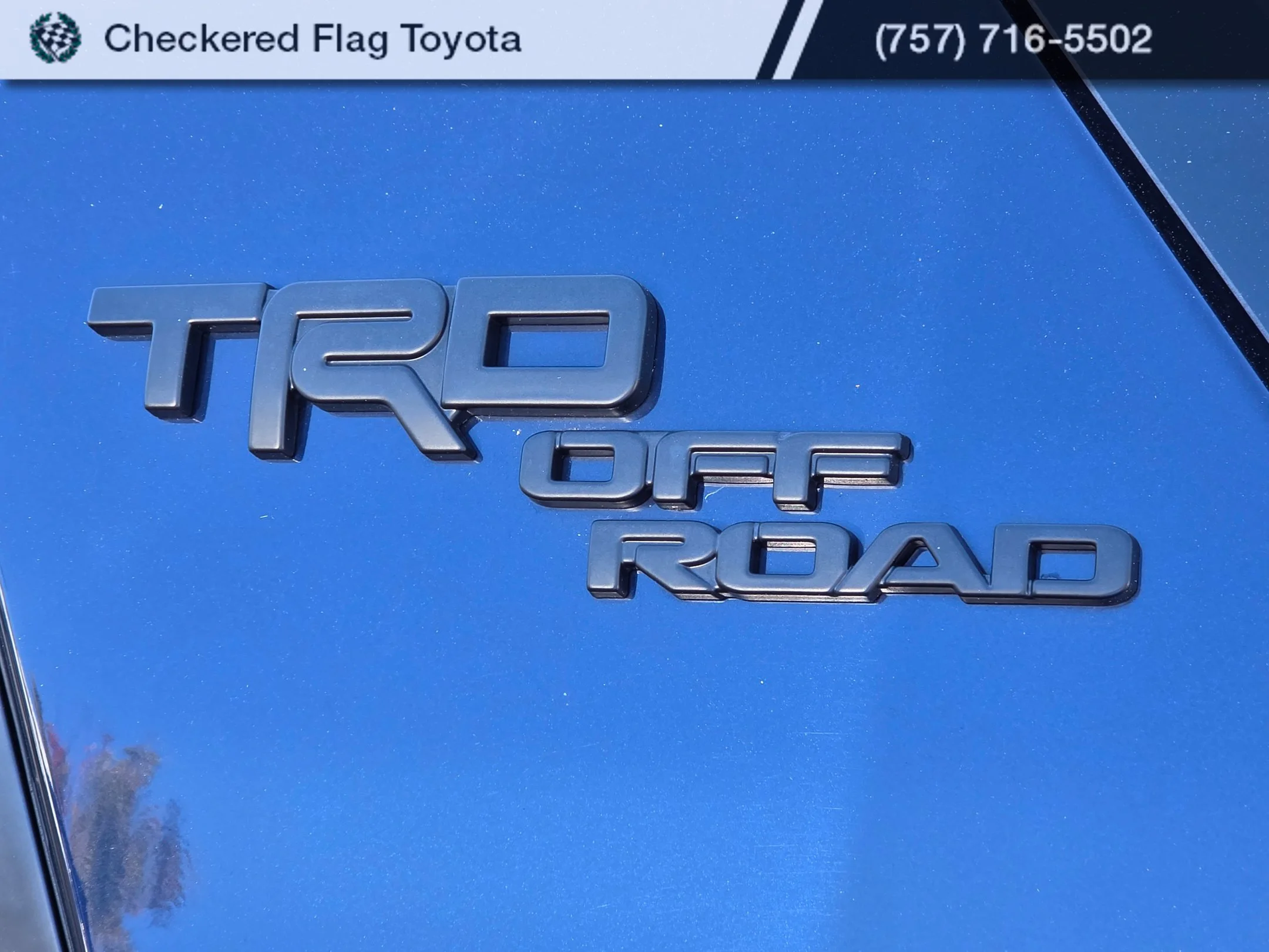Used 2023 Nautical Blue Metallic Toyota TRD Off-Road Premium image 8