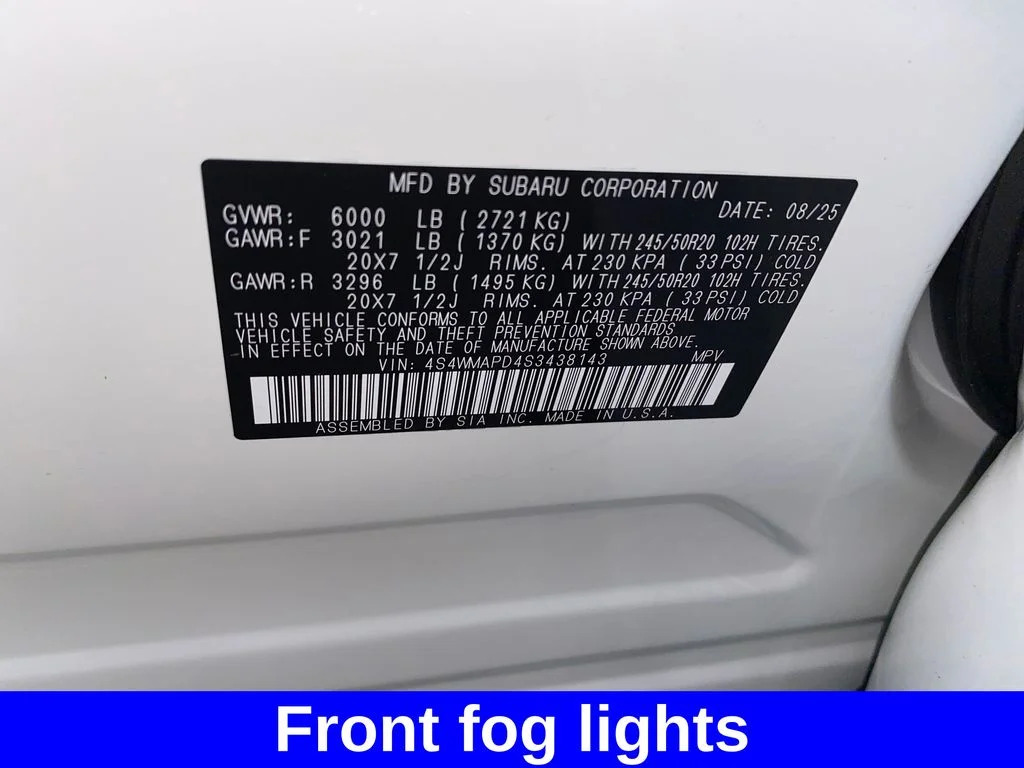 Certified Used 2025 White Subaru Limited image 29