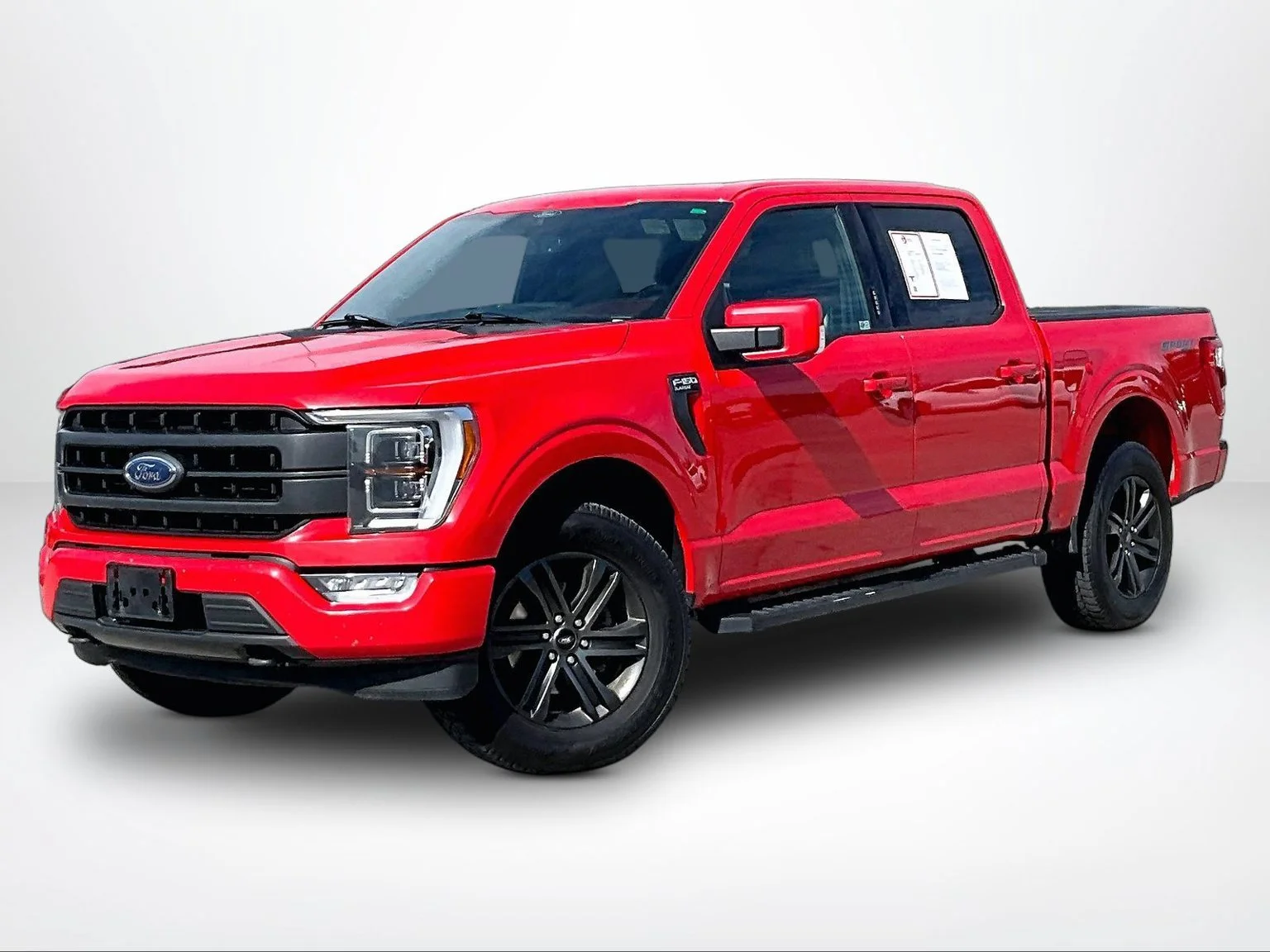 Used 2021 Red Ford Lariat image 2