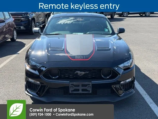 Used 2021 Shadow Black Ford Mach 1 image 5