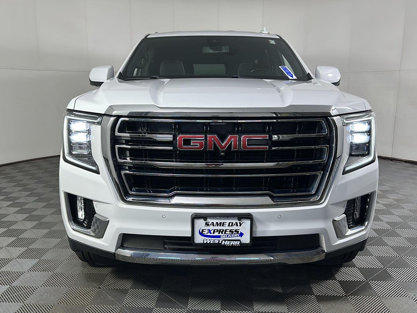 Used 2021 Summit White GMC SLT image 39