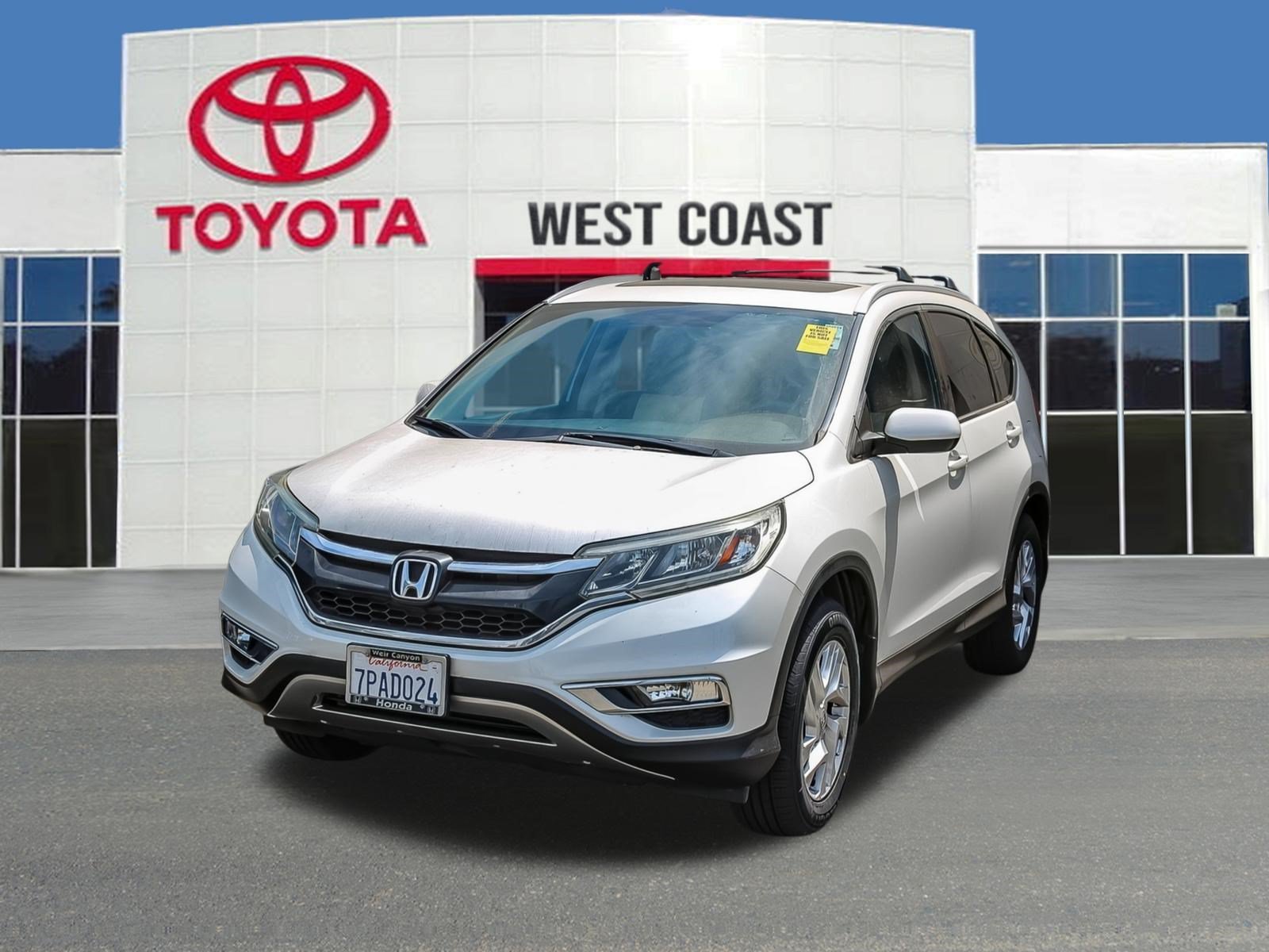 Used 2015 White Diamond Pearl Honda EX-L image 1