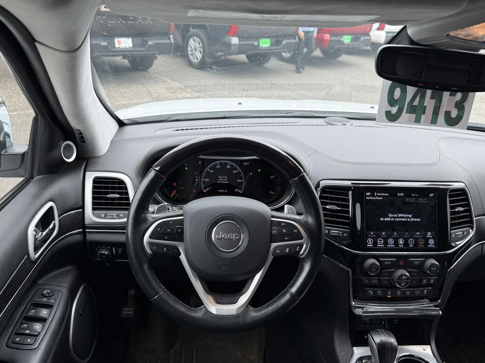Used 2020 Bright White Clearcoat Jeep Summit image 12