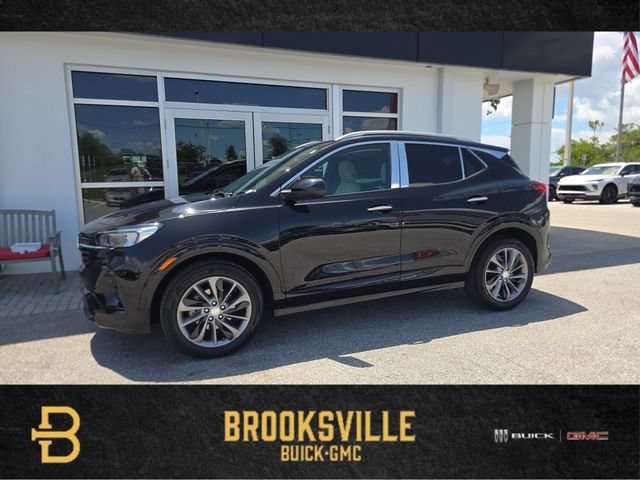 Used 2021 EBONY TWILIGHT METALLIC Buick Preferred image 1