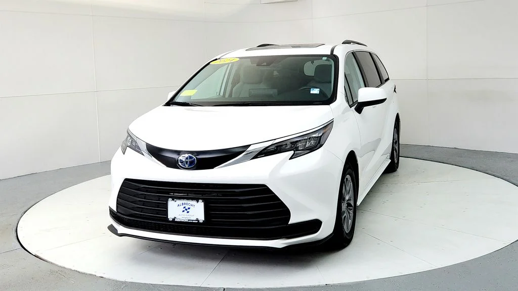 Certified Used 2024 White Toyota LE image 2