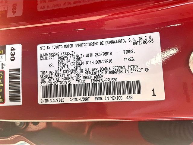 Used 2025 Red Toyota TRD Off Road image 34