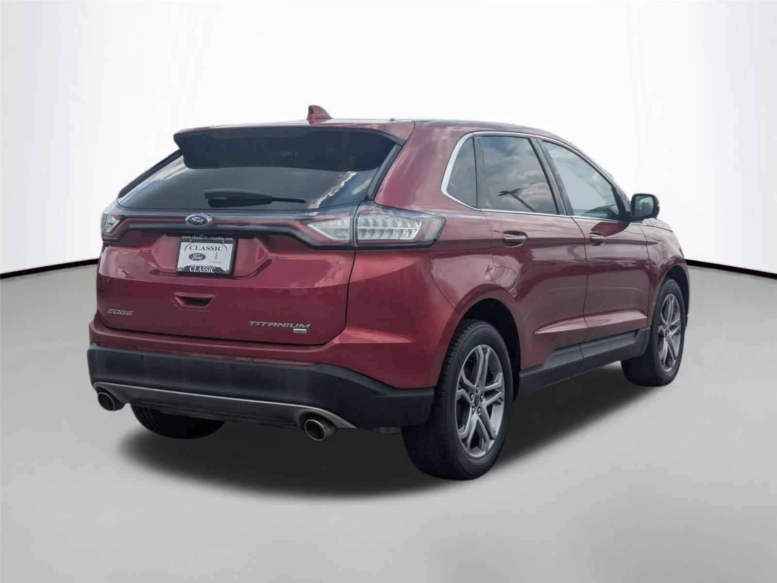 Used 2016 Ruby Red Metallic Tinted Clearcoat Ford Titanium image 5