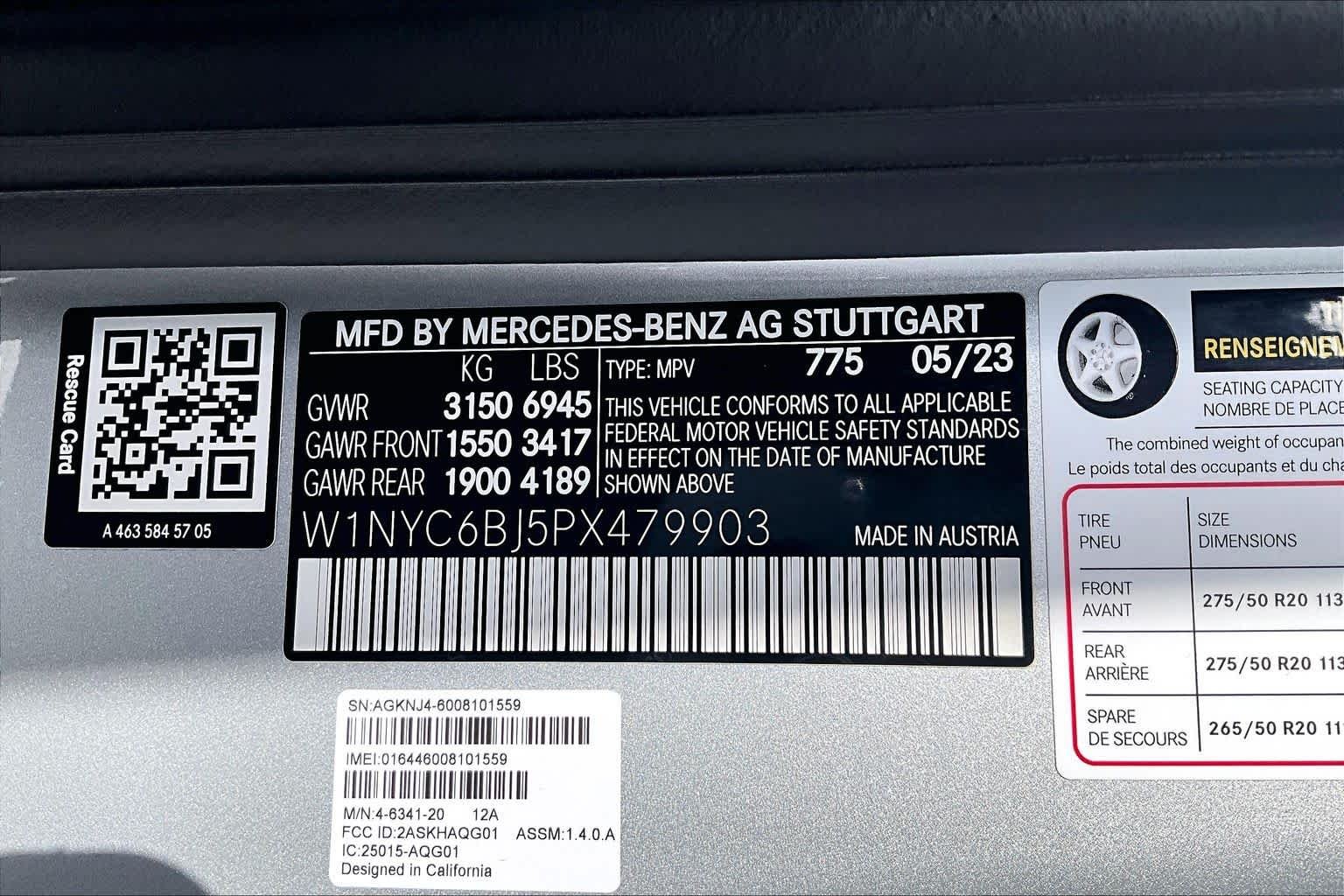 Used 2023 Iridium Silver Metallic Mercedes-Benz G 550 image 32