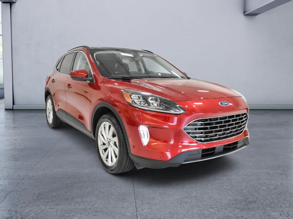 Used 2021 Red Ford Titanium image 8