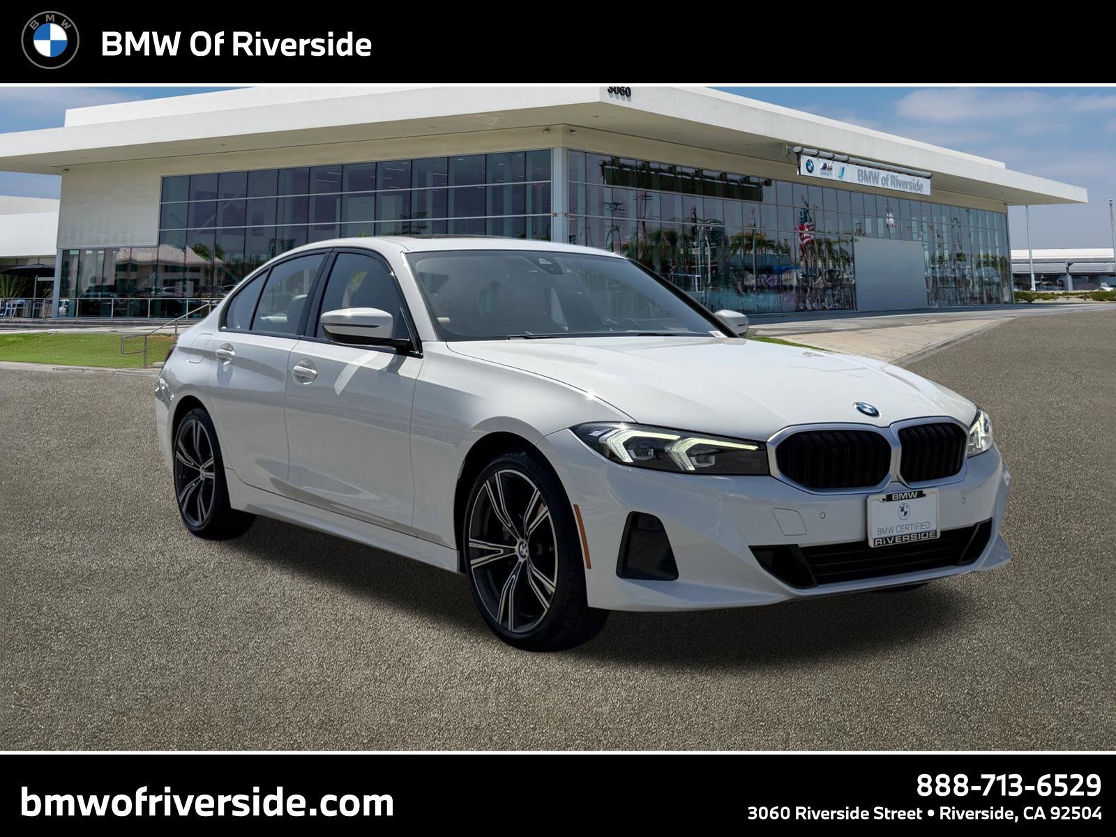 Certified Used 2023 Alpine White BMW 330i image 1