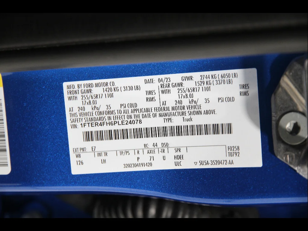Certified Used 2023 Velocity Blue Ford XLT image 24