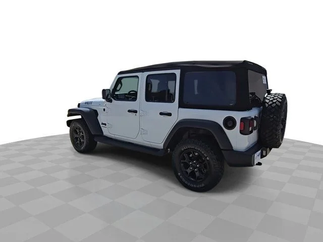 Used 2022 White Jeep Unlimited Willys image 6