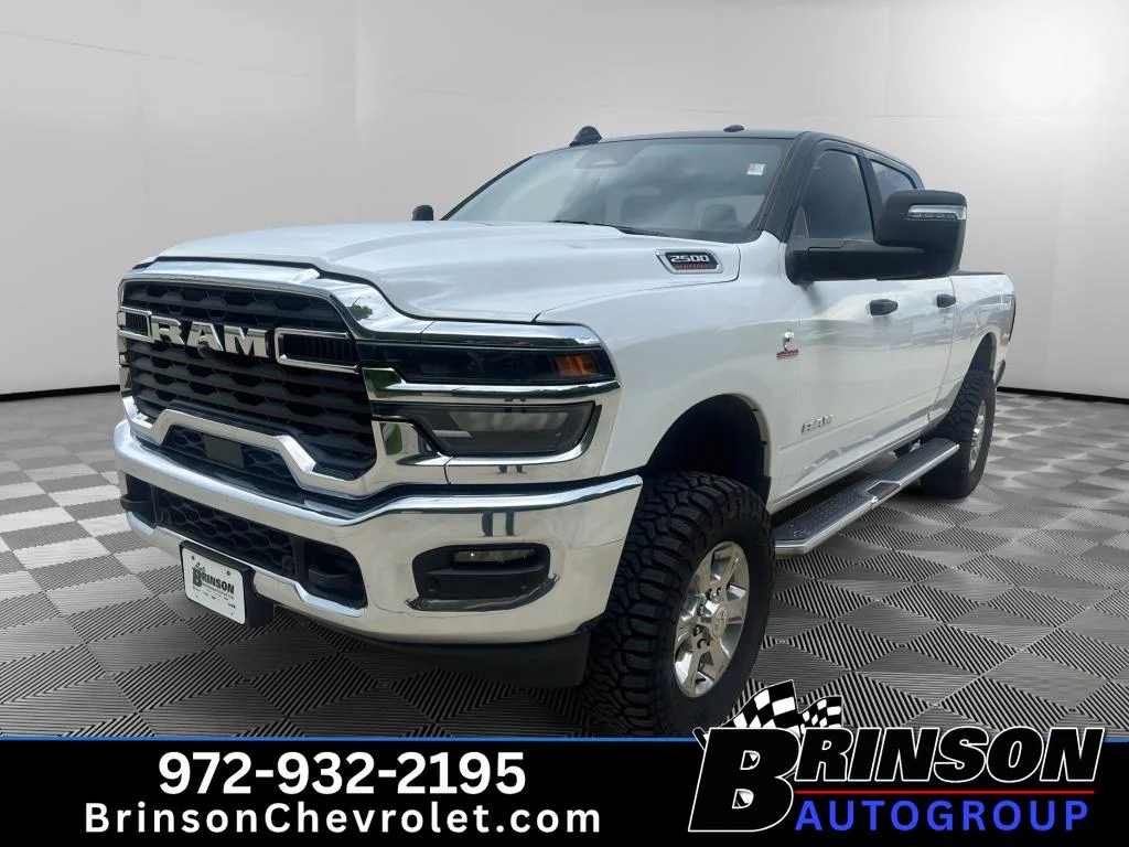 Used 2025 Bright White Clearcoat Ram Big Horn image 3