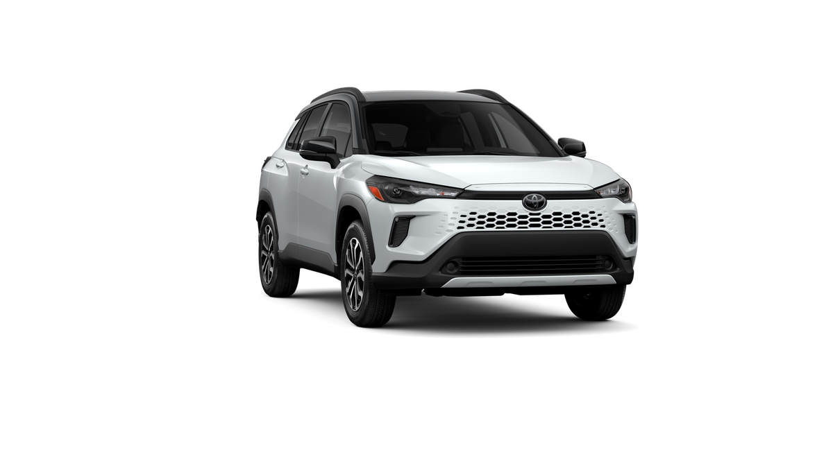 New 2026 Wind Chill Pearl with Jet Black roof Toyota Hybrid SE image 24