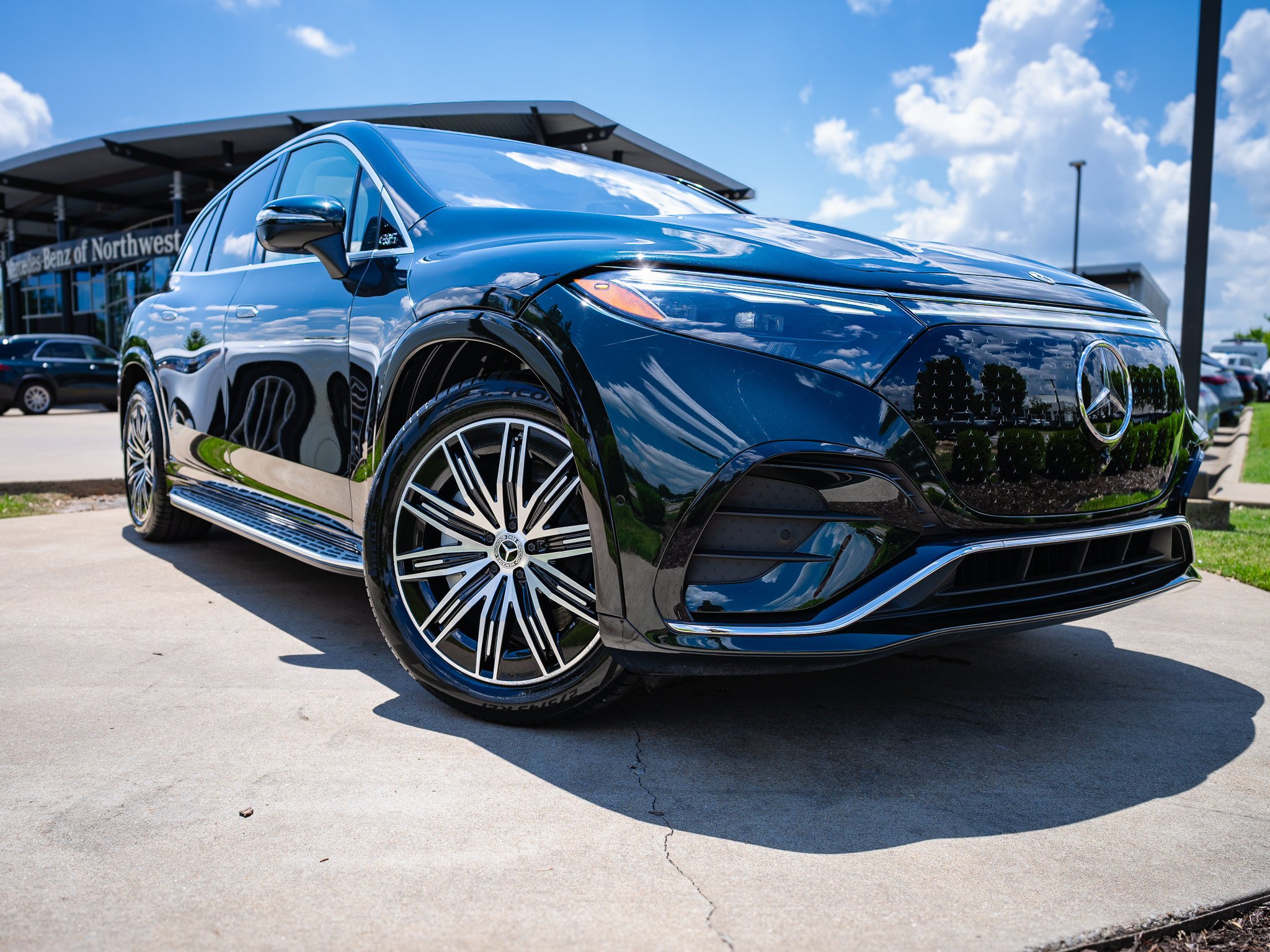 Certified 2023 Mercedes-Benz EQS SUV Base with VIN 4JGDM4EB7PA017854 for sale in Bentonville, AR