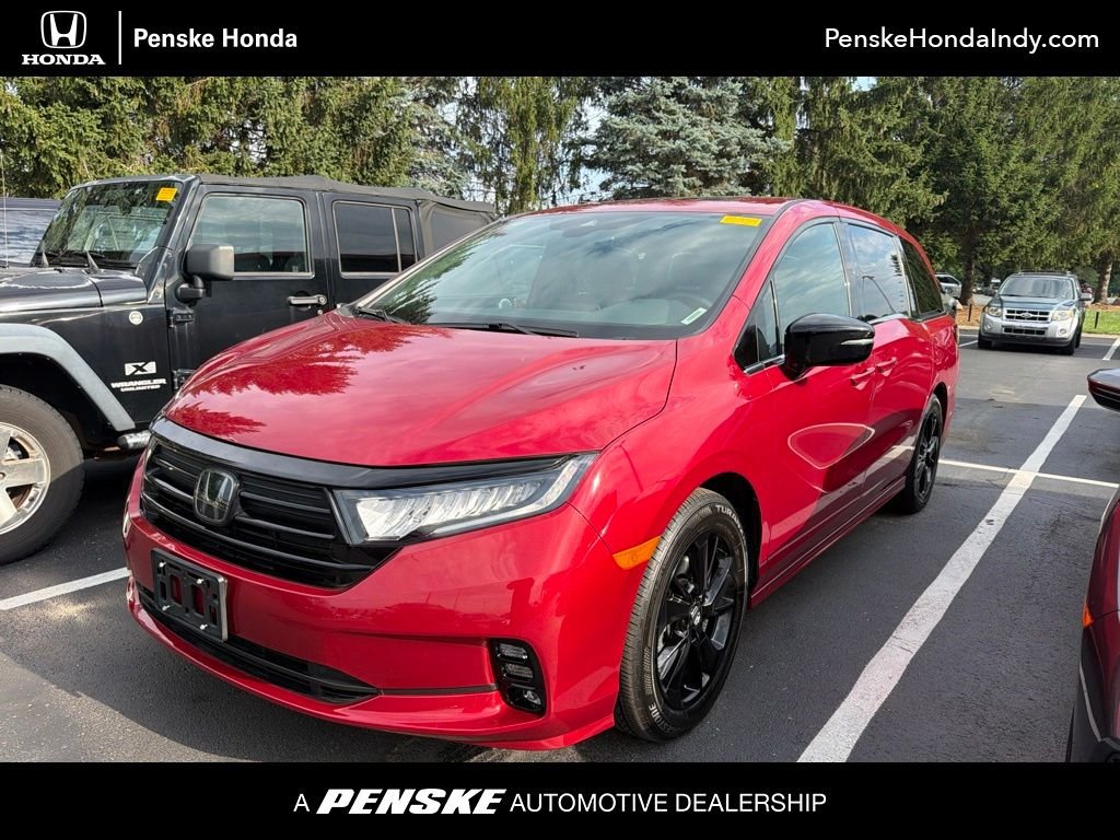 Used 2024 Radiant Red Metallic II Honda Sport image 1