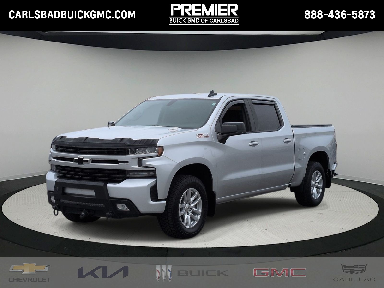Silver Ice Metallic 2020 Chevrolet Silverado 1500 Pickup Truck Four-Wheel Drive