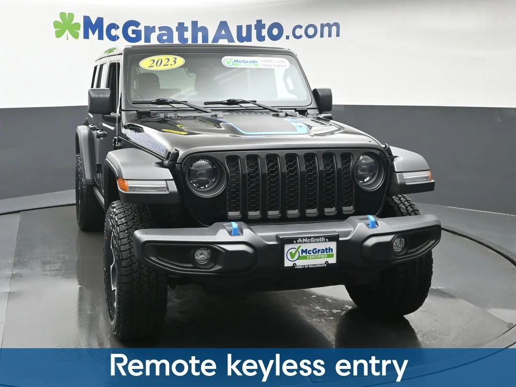 Certified Used 2023 Black Jeep Rubicon 4xe image 6