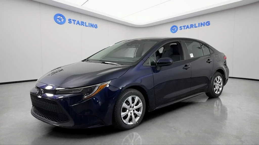 Used 2022 Blue Toyota LE image 3