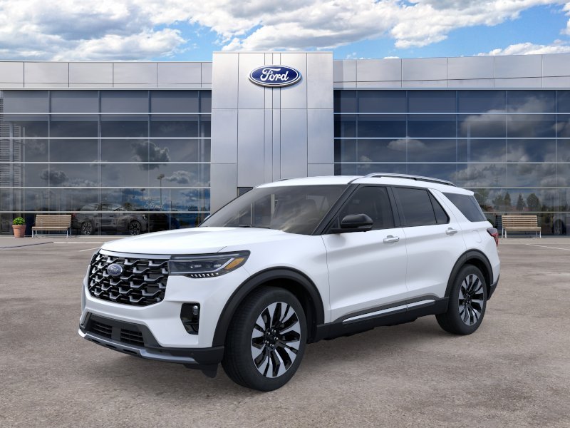 New 2026 Star White Metallic Tri-Coat Ford Platinum image 1
