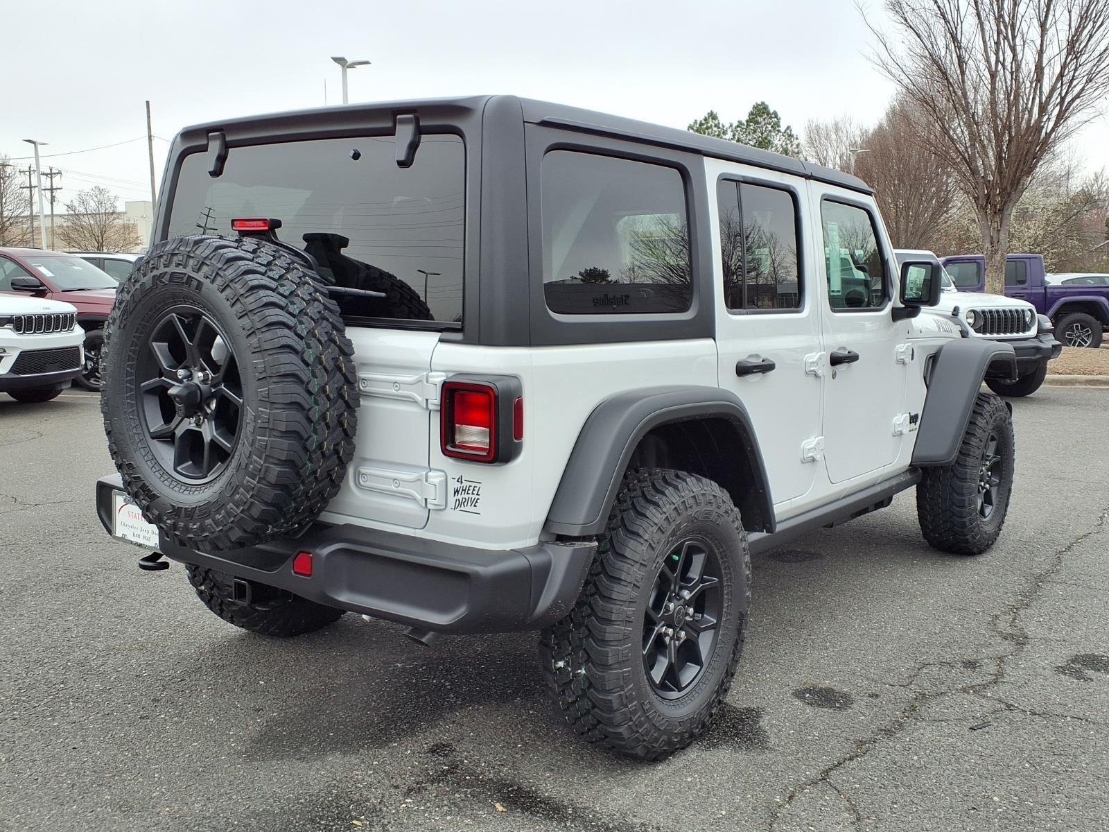 New 2026 Bright White Clear-Coat Exterior Paint Jeep Willys image 8