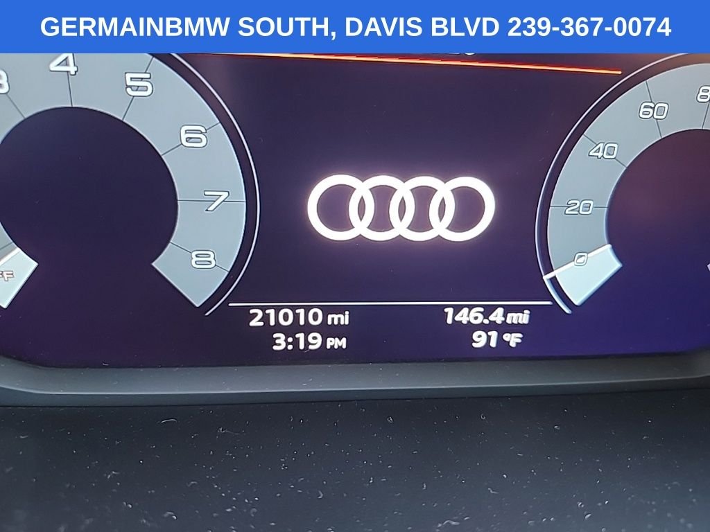 Used 2022 Glacier White Metallic Audi Premium Plus image 15