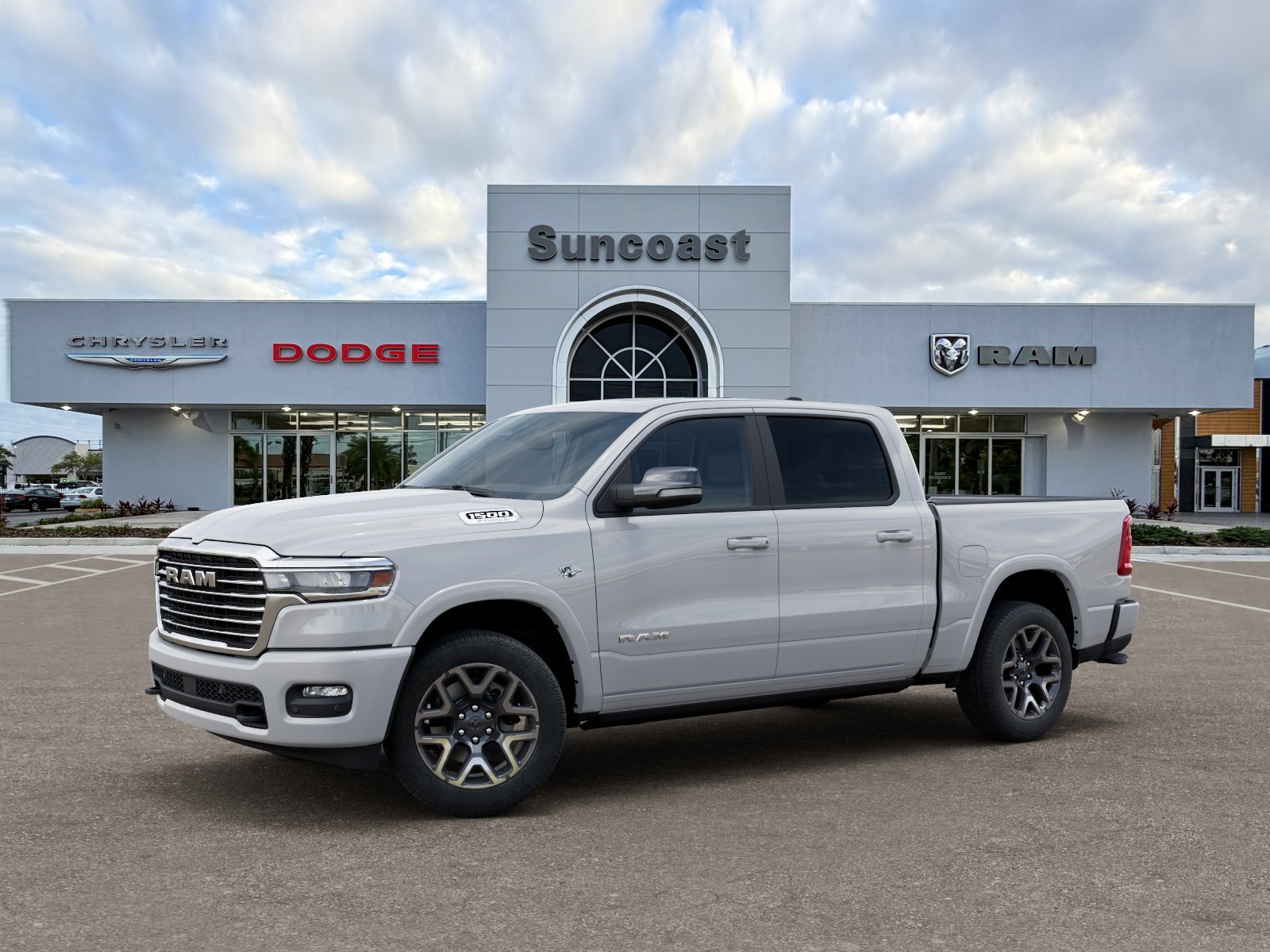 New 2026 Bright White Clear-Coat Exterior Paint RAM LARAMIE image 87