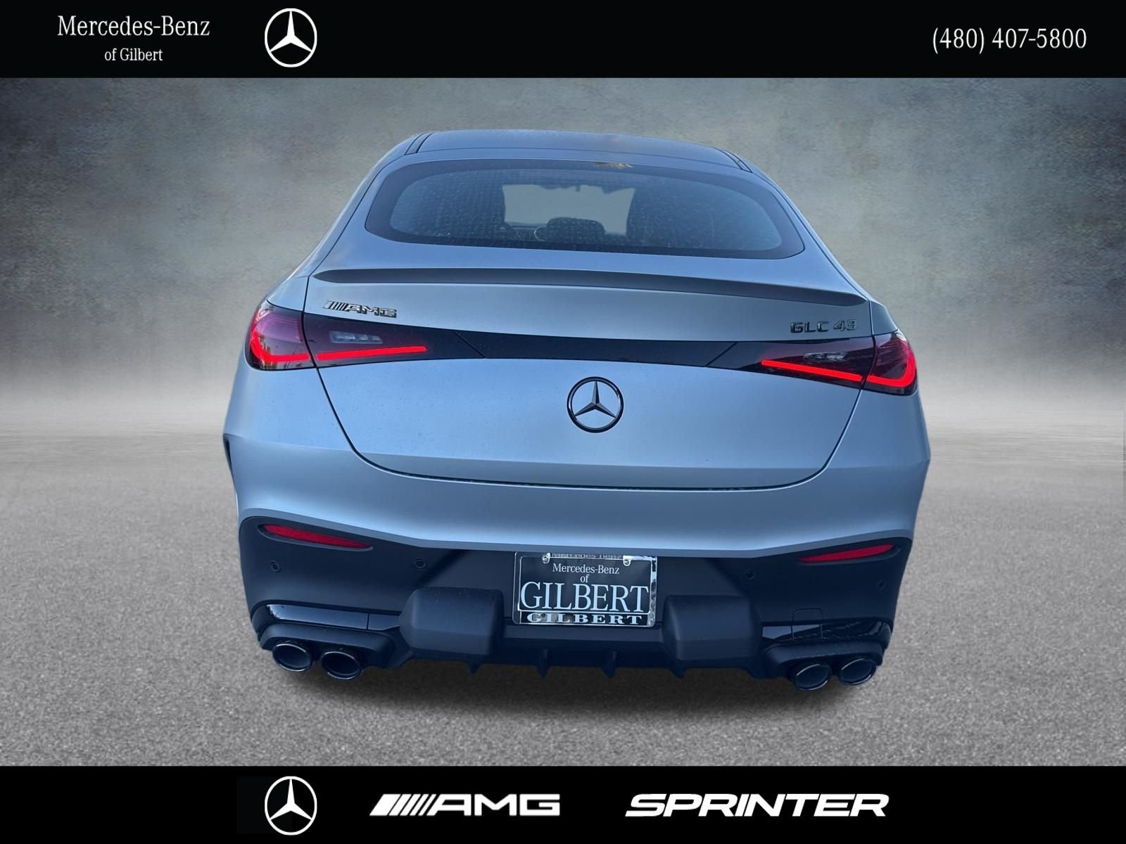 New 2026 MANUFAKTUR Cirrus Silver Magno Mercedes-Benz GLC 43 AMG® COUPE image 5